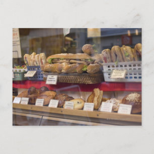 Bäckerei in Paris Postkarte