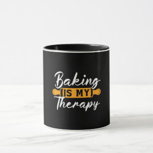 Bäckerei ist meine Therapie Bäckerei Koch Kuchen b Tasse