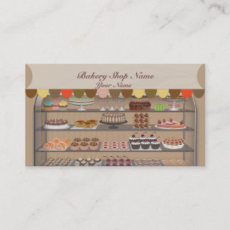 Bäckerei-Keks-Geschäfts-Visitenkarte Visitenkarte