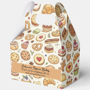 Bäckerei Kekse Torte Dessert Geschäft Danke Geschenkschachtel