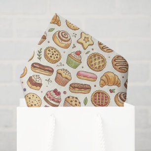 Bäckerei Kekse Torte Dessert Geschäft Seidenpapier