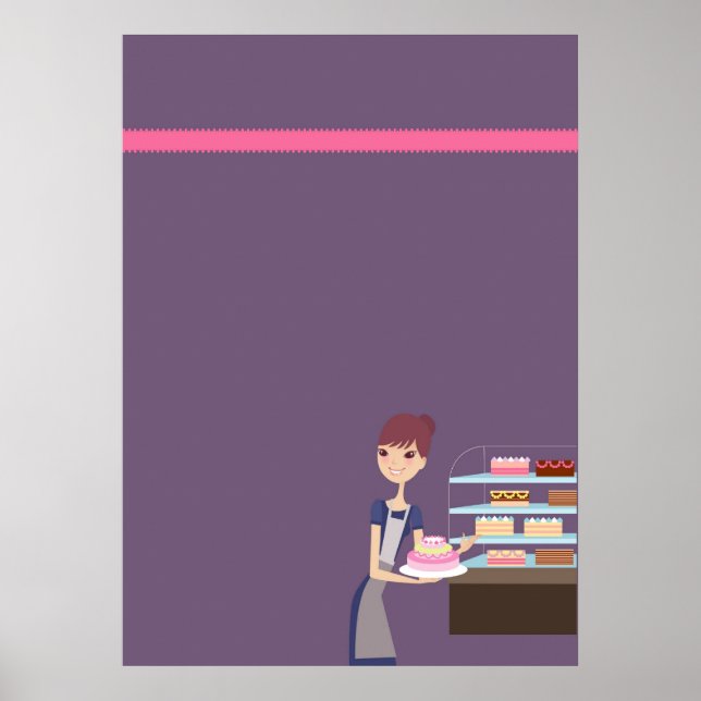 Bäckerei/Konditorei 4 Leere Poster/Print D3 Poster (Vorne)