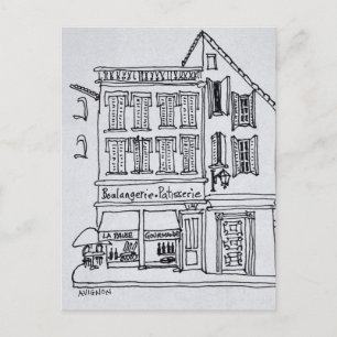 Bäckerei Konditorei, Avignon Postkarte