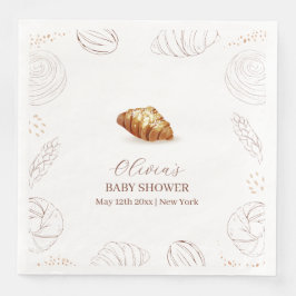 Bäckerei Konditorei in Oven Babydusche Serviette