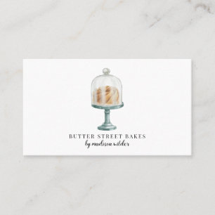 Bäckerei Konditorei Koch Aquarell Business Card Visitenkarte