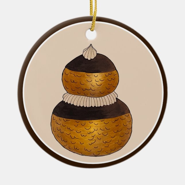 Bäckerei Konditorei Koch Patisserie Religionieuse  Keramik Ornament (Vorne)