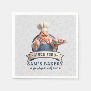 Bäckerei Konditorei Konditor Desserts Süßigkeiten Serviette