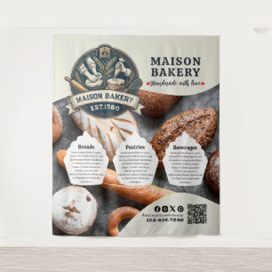 Bäckerei Konditorei Konditor Desserts Süßigkeiten Wandteppich