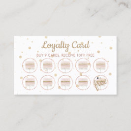 Bäckerei Konditorei Patisserie Loyalty Hochzeitsku Visitenkarte