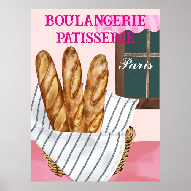 Bäckerei Konditorei  Poster (Vorne)