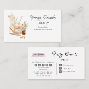 Bäckerei Konditorei Süßigkeiten    CupcakesVisiten Visitenkarte