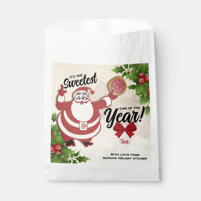 Bäckerei Leckerei Taschen Weihnachtskekse personal Geschenktütchen (Vorderseite)