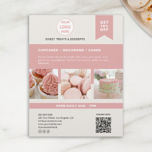 Bäckerei-Logo- Flyer