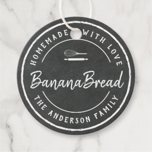 Bäckerei-Logo Selbstgebackenes Backgeschenk Schult Geschenkanhänger