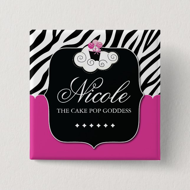 BÄCKEREI-NAMENSSCHILD BUTTON (Vorderseite)