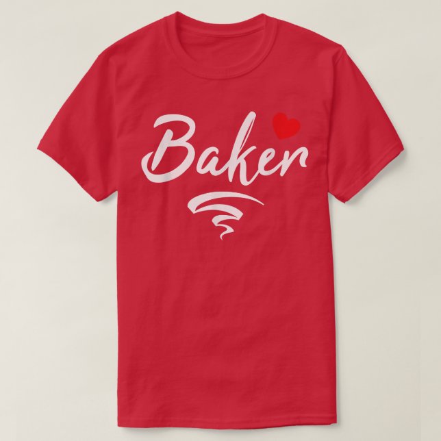 Bäckerei Oven Lover Bäckerei Lehrling Master T-Shirt (Design vorne)