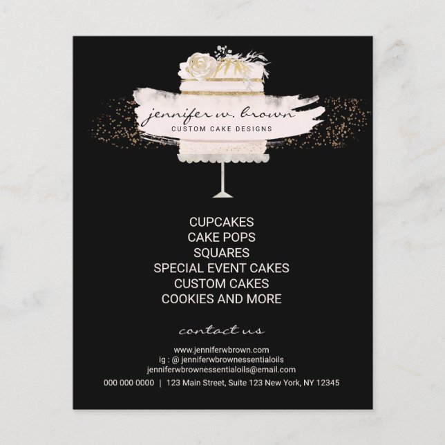 Bäckerei Pastries Patisserie Custom dekoriert Kuch (Vorderseite)