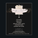 Bäckerei Pastries Patisserie Custom dekoriert Kuch Flyer<br><div class="desc">Bäckerei Pastries Patisserie Custom dekoriert Kuchen</div>