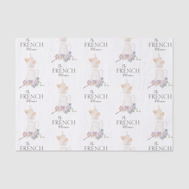 Bäckerei Patisserie Café Seidenpapier (Vorderseite)