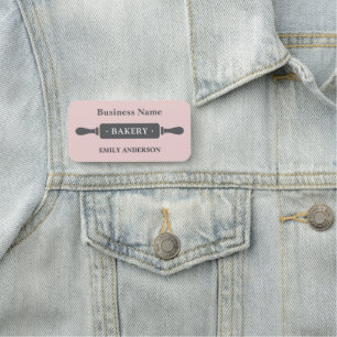 Bäckerei Rolling Button Pink Business