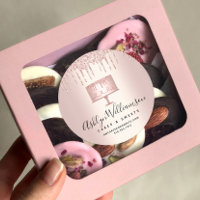 Bäckerei Rose Gold Glitzer Tropfen Konditorei Koch