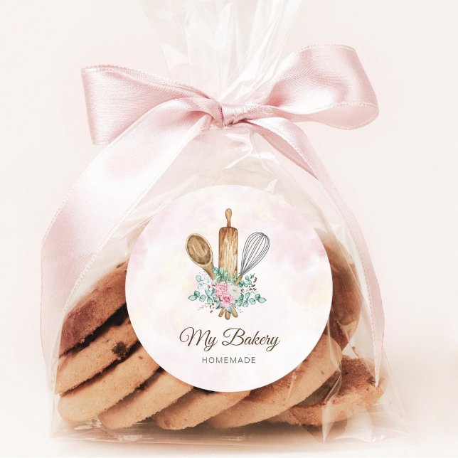 Bäckerei Runder Aufkleber (Von Creator hochgeladen)