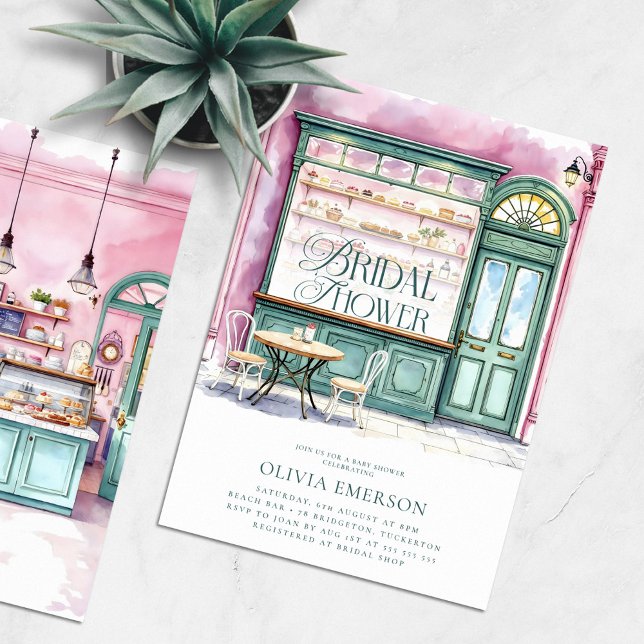 Bäckerei Shop Brautparty Einladung (Von Creator hochgeladen)