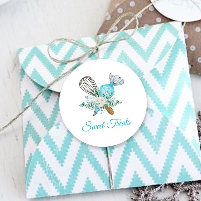 Bäckerei Sweet Runder Aufkleber (Von Creator hochgeladen)