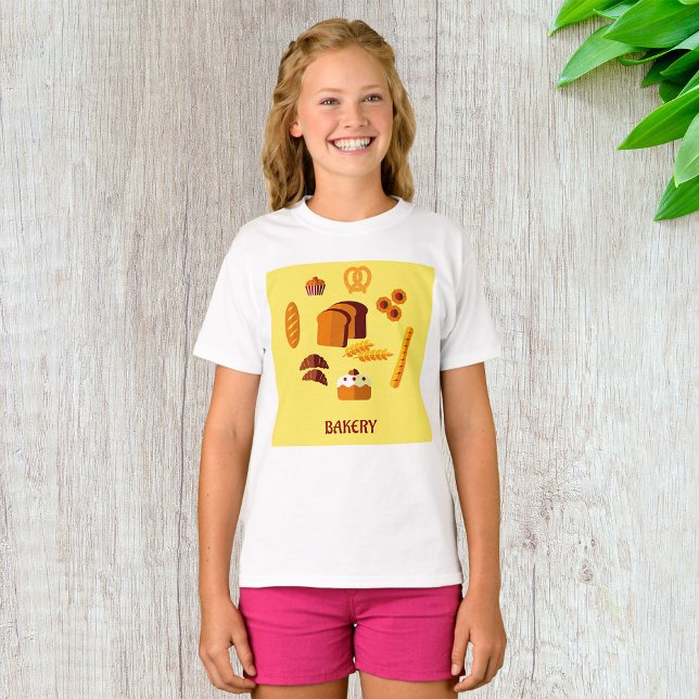 Bäckerei Themenbrot Gebäck und Süßigkeiten T-Shirt (Von Creator hochgeladen)