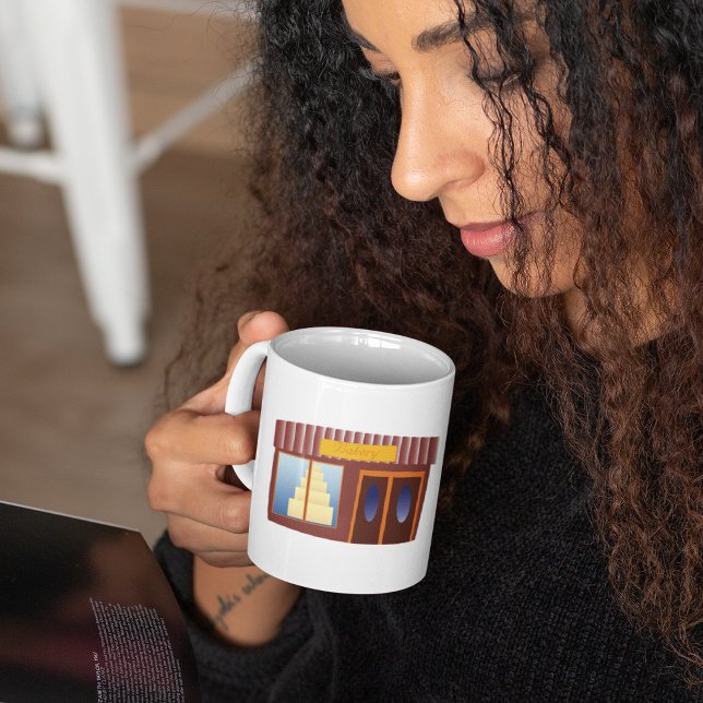 Bäckerei vor dem Kuchen Kaffeetasse (Von Creator hochgeladen)