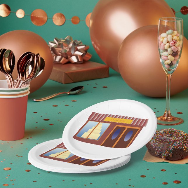 Bäckerei vor dem Kuchen Pappteller (Von Creator hochgeladen)