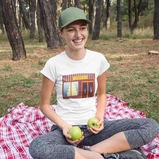 Bäckerei vor dem Kuchen T-Shirt (Von Creator hochgeladen)