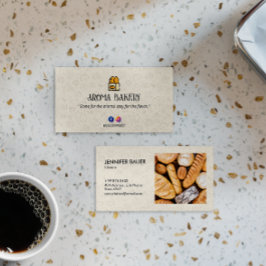 Bäckerei | Warmes Brot klassisch Visitenkarte