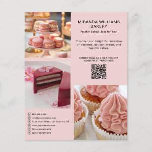 Bäckerei-Werbe-Foto Social Media QR Flyer