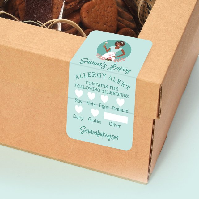 Bäckerei Woman Food Safety Allergy Alert Bakery Mi (Von Creator hochgeladen)