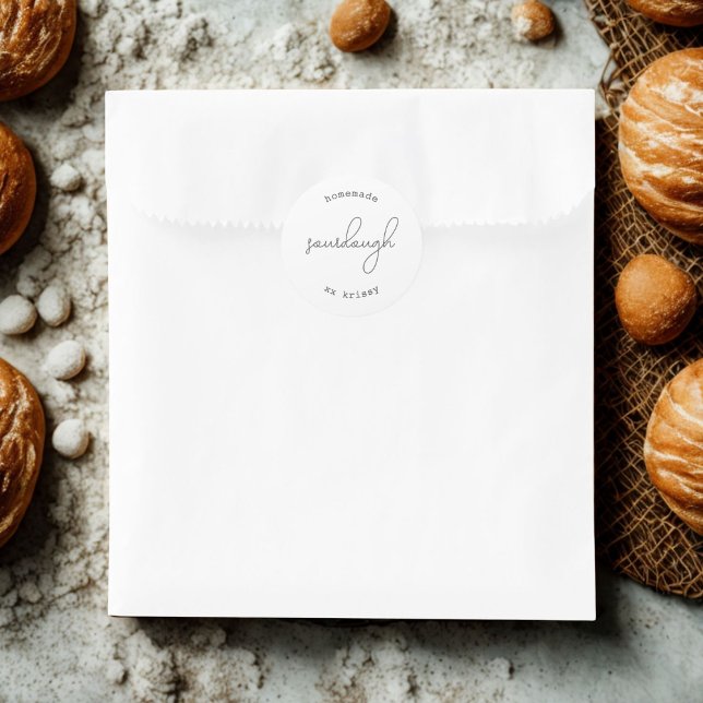 Bäckereiaufkleber Runder Aufkleber (Von Creator hochgeladen)