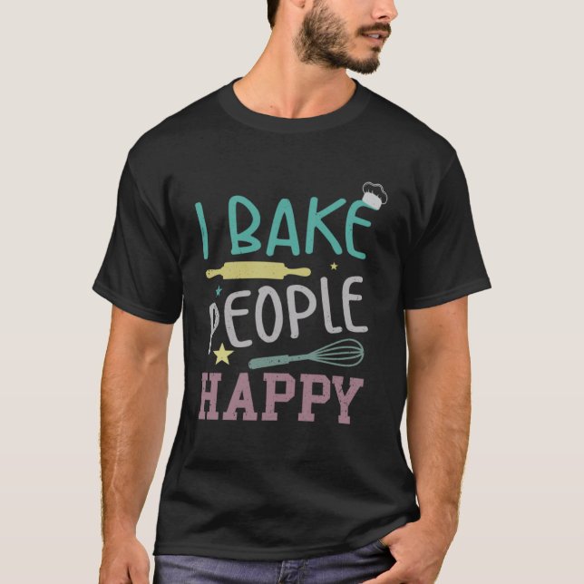 Bäckereien und Backbacken T-Shirt (Vorderseite)