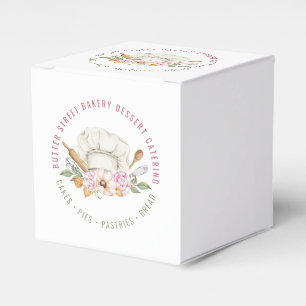 Bäckereigebäck Koch Aquarellfarben Backgeschirr Geschenkschachtel