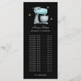 Bäckereigebäck Koch Aquarellfarben Backötchen Schw Menükarte