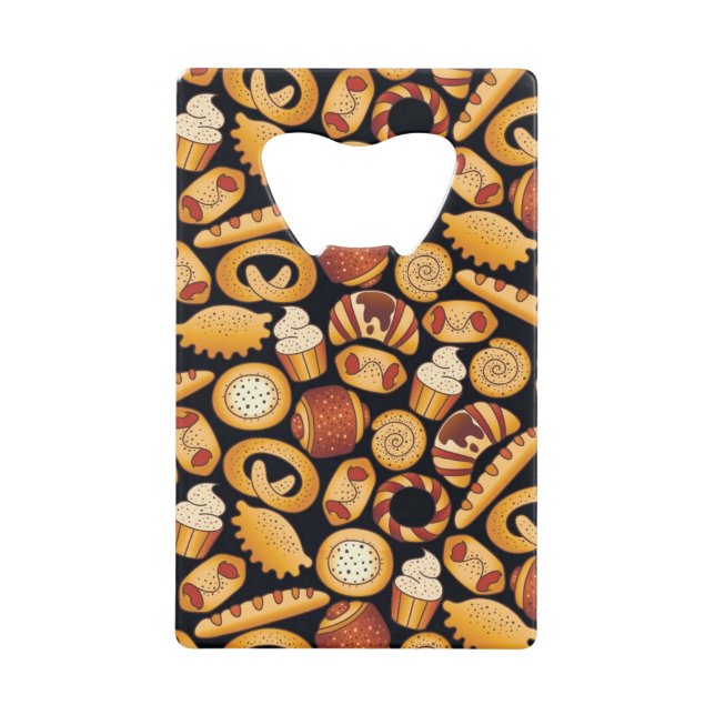 Bäckereiprodukte Geldkarten Flaschenöffner (Vorderseite)