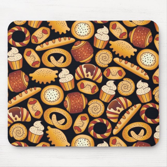 Bäckereiprodukte Mousepad (Vorne)