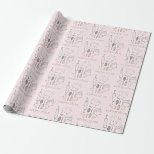 Bäckereiwerkzeug-Muster Geschenkpapier
