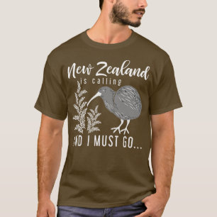 Backerpacker Kiwi Geschenk Neuseeland T-Shirt