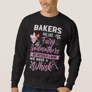 Bäckers süße Zahn Muffin Feen-Keks-Backen Sweatshirt