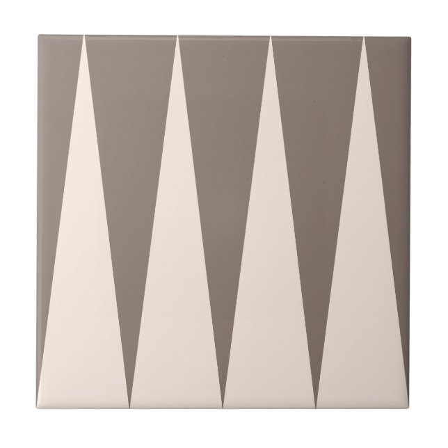 Backgammon Muster Bronze Tile Fliese (Vorderseite)