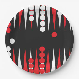 Backgammon Player Party Pappteller