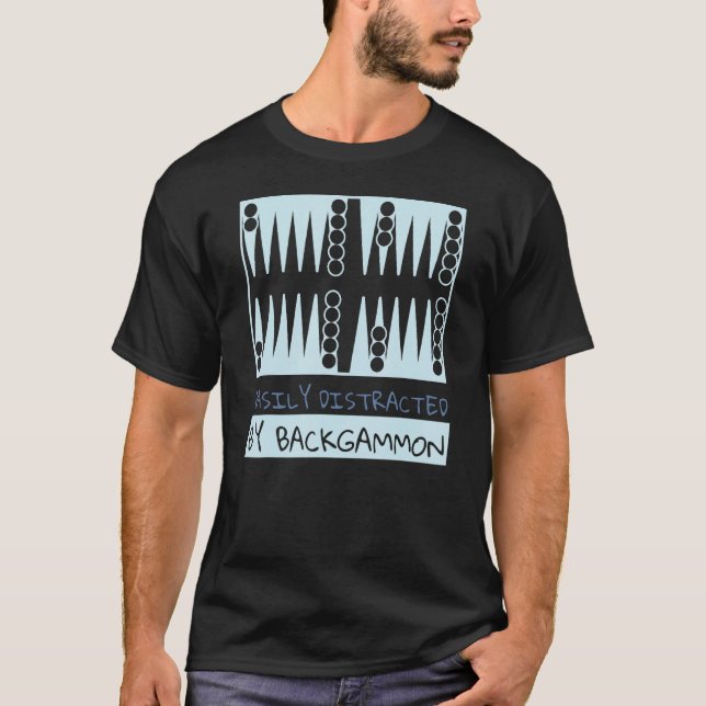 Backgammon Player T-Shirt (Vorderseite)