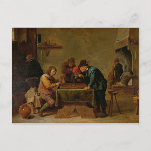Backgammon Players, c.1640-45 Postkarte