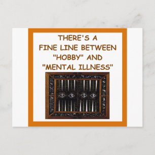 BACKGAMMON POSTKARTE
