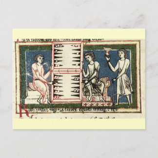 Backgammon Postkarte